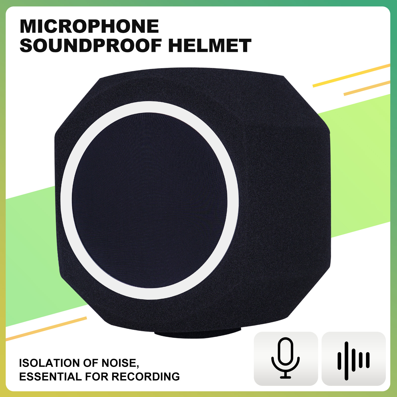 Recording Pop Filter - Microphone Windscreen Pop Filter with Mic