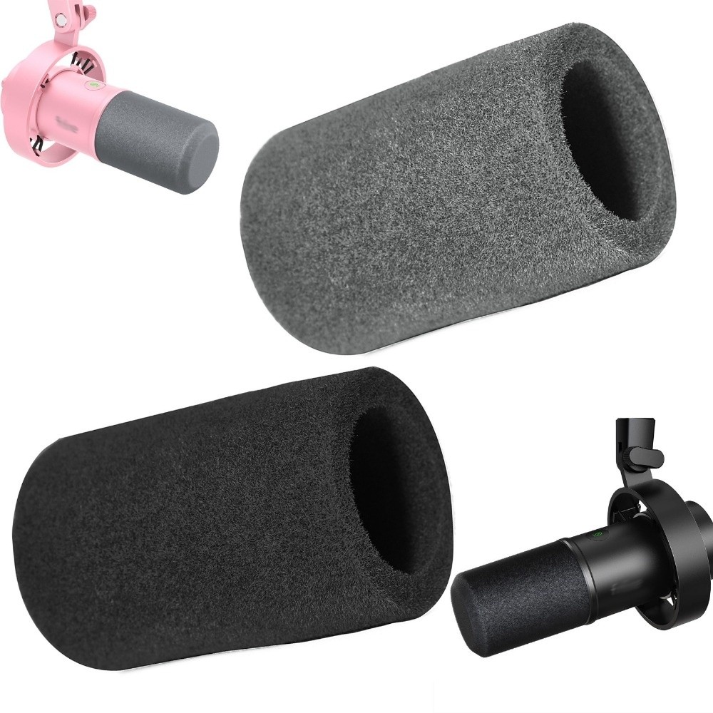 Recording Pop Filter - 1Pc Replacement Mic Windscreen Cover Flocked