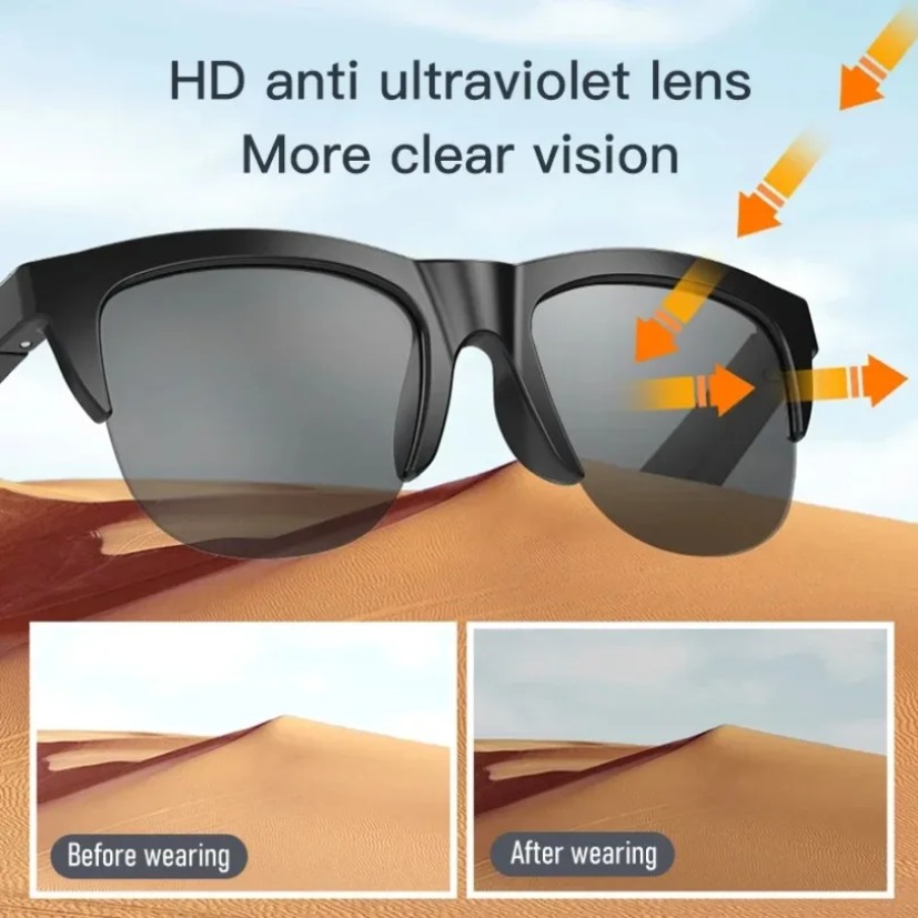 Audio Music Voice - Bluetooth Sunglasses with Wireless Audio Function