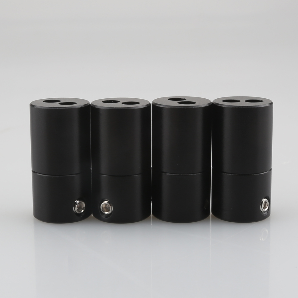 Audio Music Splitter - 4PCS Aluminum Alloy Hi-Fi Speaker Cable