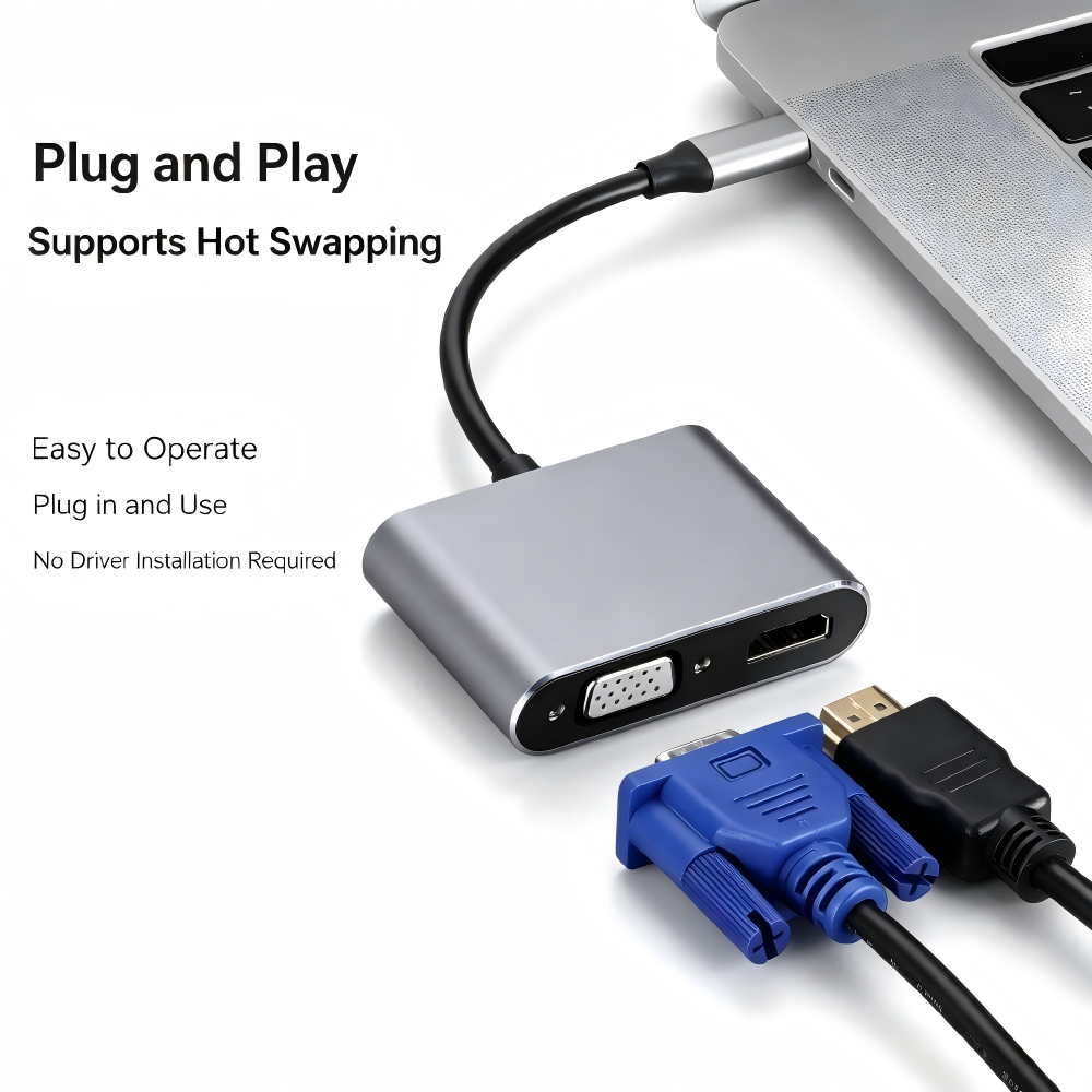 USB 3.0/TYPE-C to HDMI VGA Ada - Audio Music Splitter recensione e prezzo