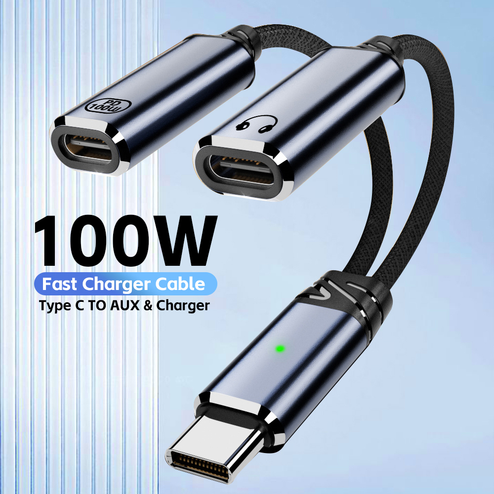 USB C Splitter 2 in 1 Headphon - Audio Music Splitter recensione e prezzo