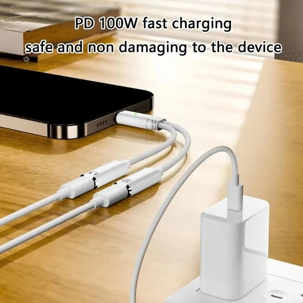 USB C Splitter 2 in 1 Headphon - Audio Music Splitter recensione e prezzo