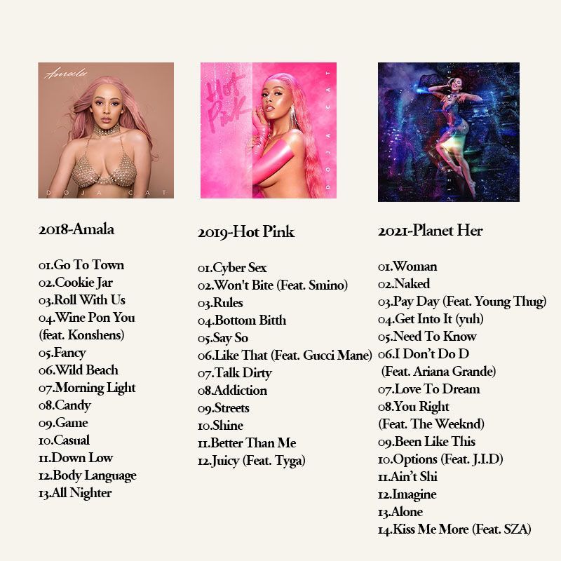 Doja Cat 6CD Music Album Colle - Audio Music In recensione e prezzo