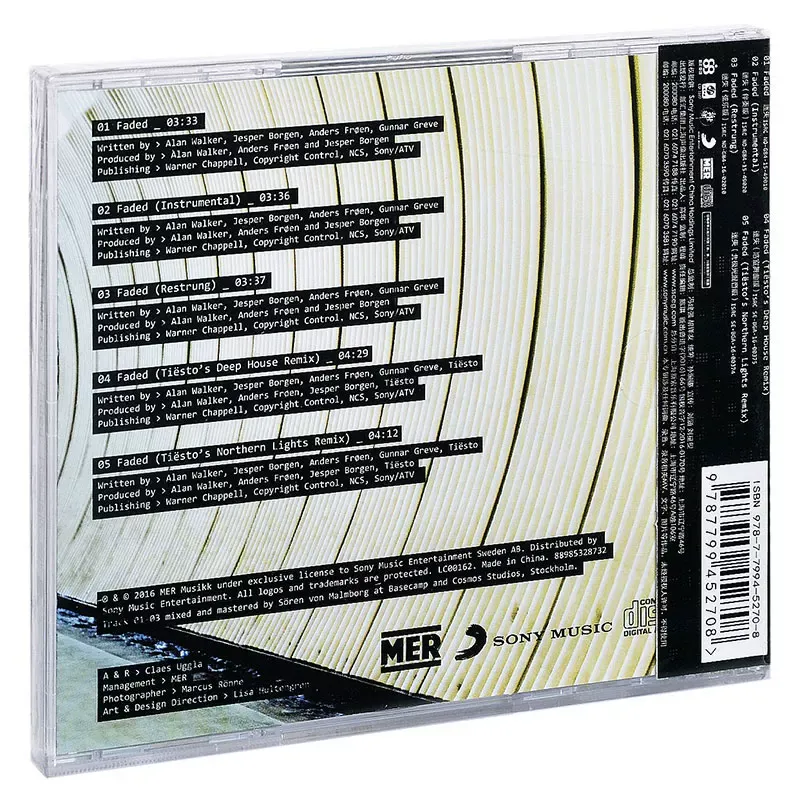 for Alan Walker Lost CD Album  - Audio Music In recensione e prezzo