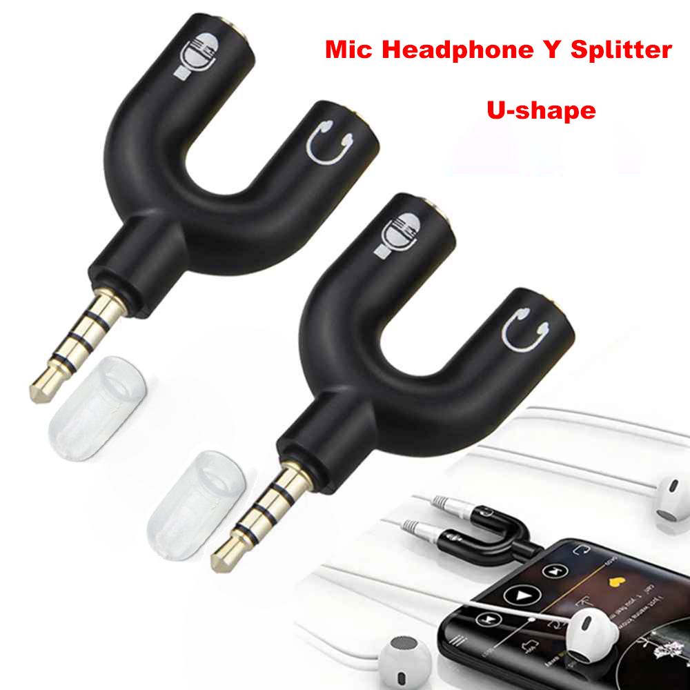 3.5mm Headphone Mic Splitter A - Audio Music Splitter recensione e prezzo
