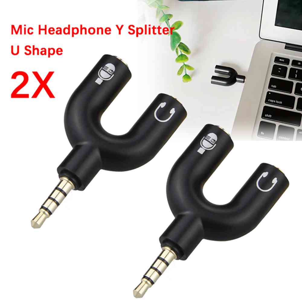 3.5mm Headphone Mic Splitter A - Audio Music Splitter recensione e prezzo