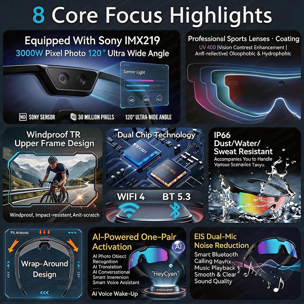 Photochromic Smart Glasses 120 - Audio Music Voice recensione e prezzo