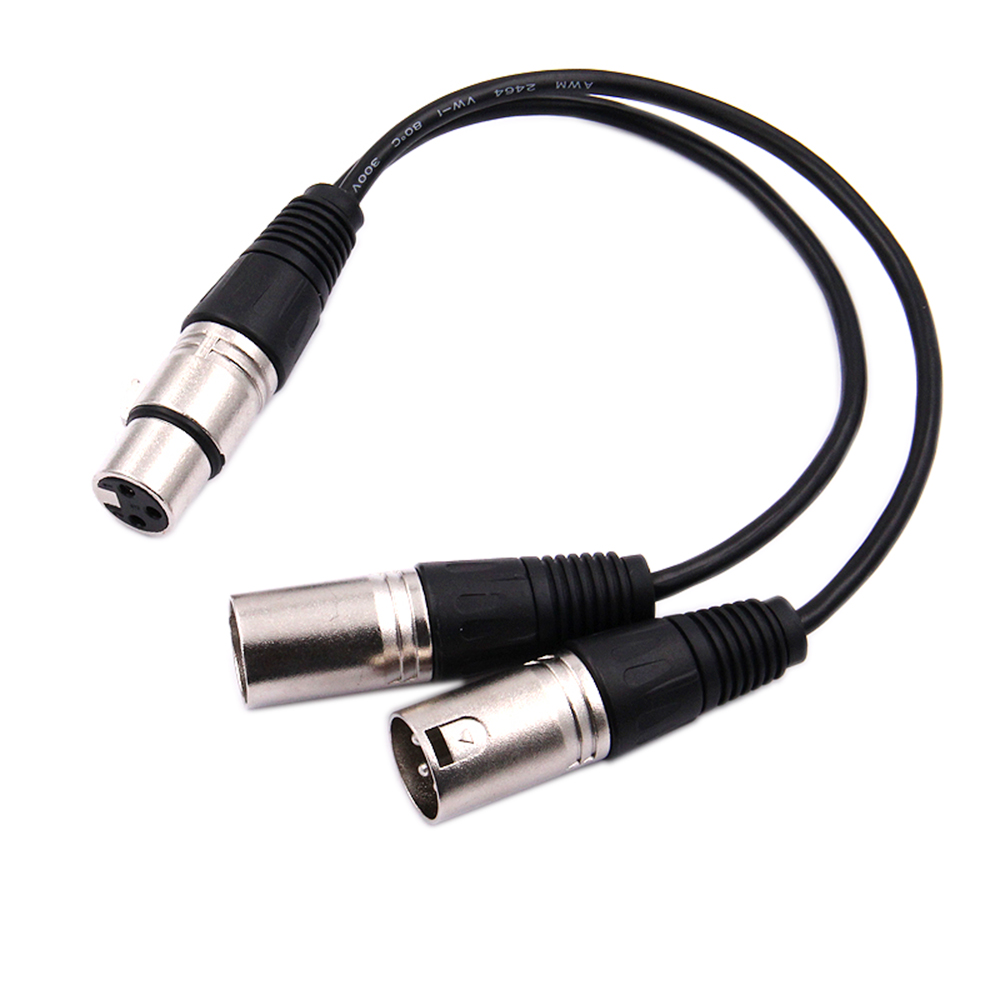 30cm 3 Pin XLR FEMALE Jack To  - Audio Music Splitter recensione e prezzo