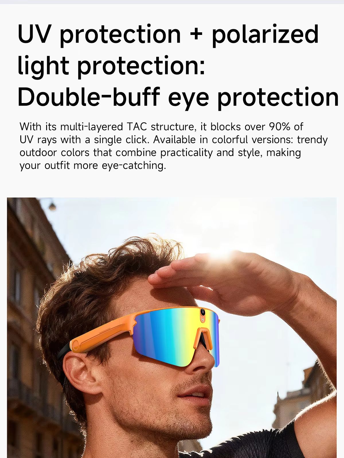 L805 AI Smart Glasses With 800 - Audio Music Voice recensione e prezzo