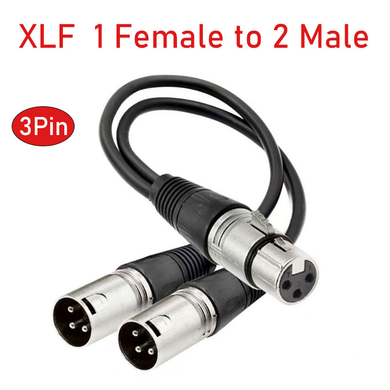 XLR Splitter Cable 3 Pin Femal - Audio Music Splitter recensione e prezzo