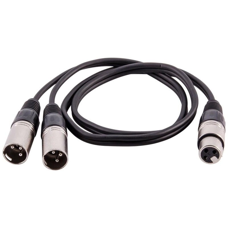 XLR Splitter Cable 3 Pin Femal - Audio Music Splitter recensione e prezzo