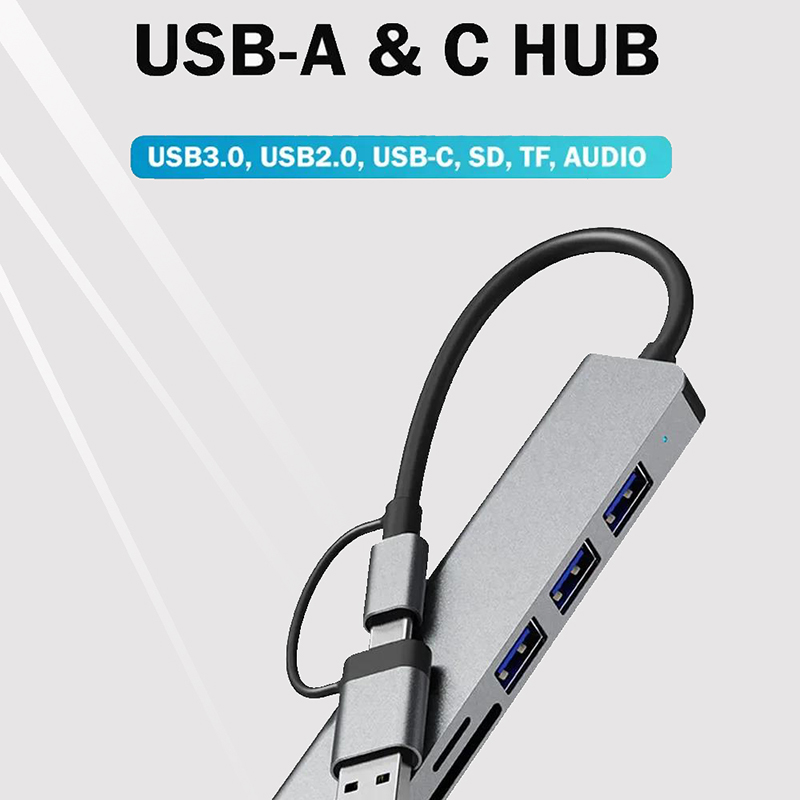 Type C Hub USB Splitter 8 In 1 - Audio Music Splitter recensione e prezzo