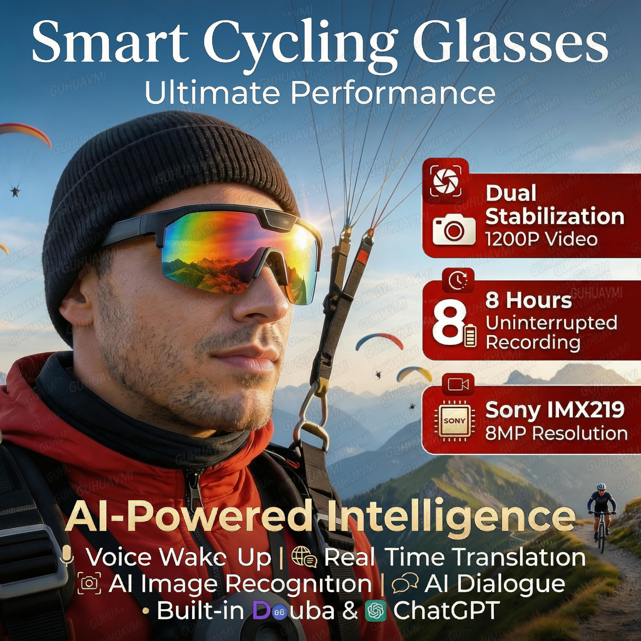 2026 New AI Smart Sports Glass - Audio Music Voice recensione e prezzo