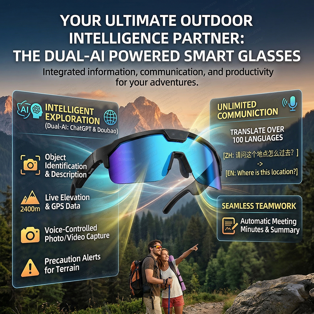 2026 New AI Smart Sports Glass - Audio Music Voice recensione e prezzo