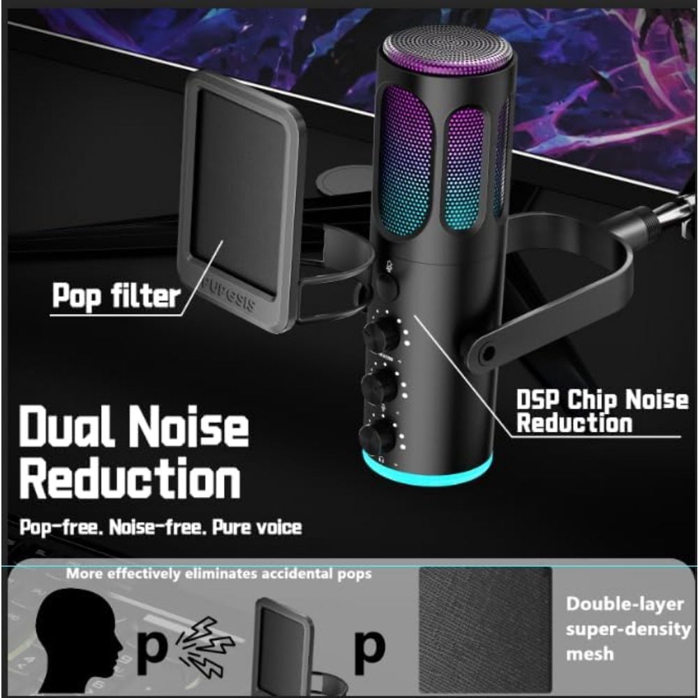 Microphone for PC, PS4/5, Mac: - Recording Pop Filter recensione e prezzo