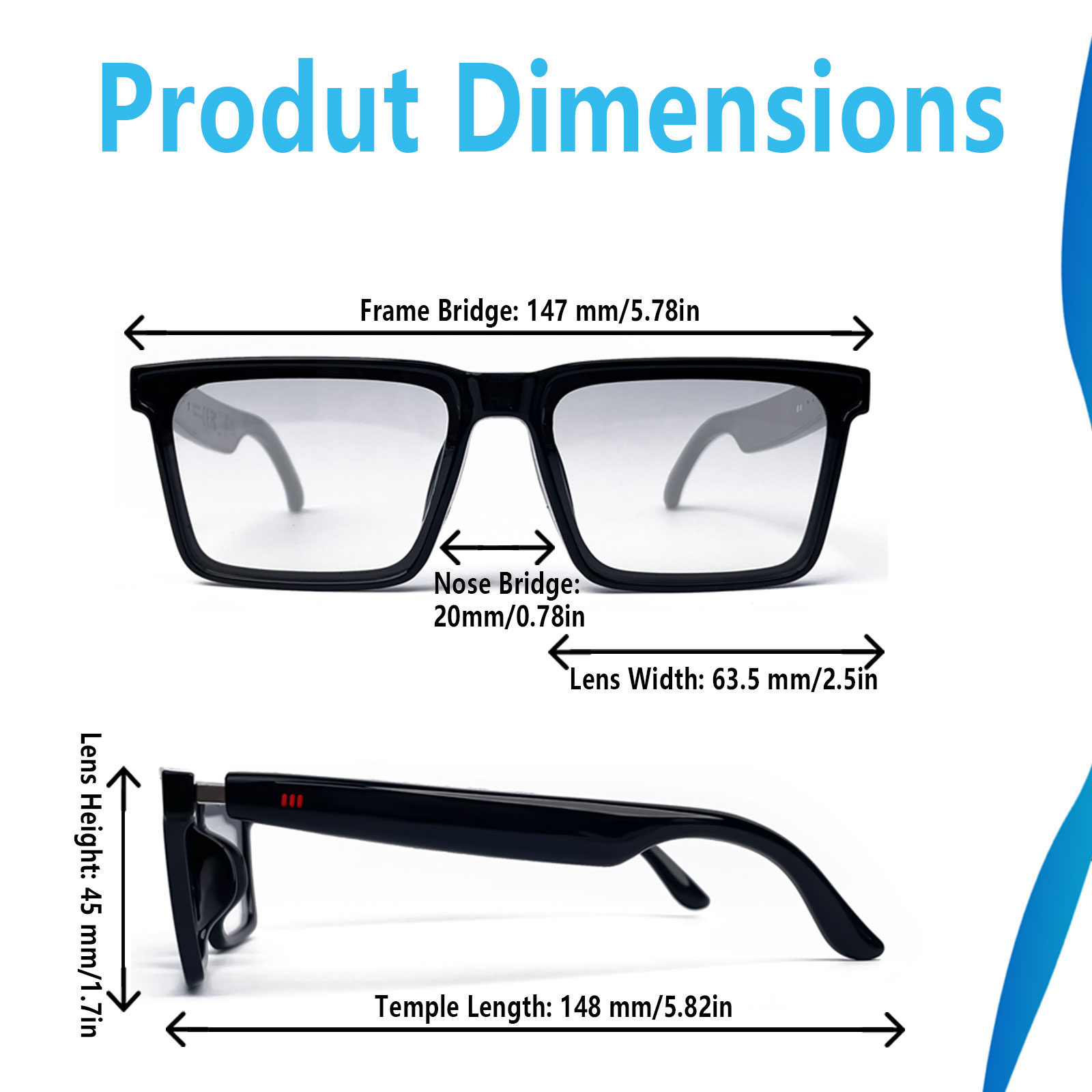 Smart Audio Glasses with Real- - Audio Music Voice recensione e prezzo