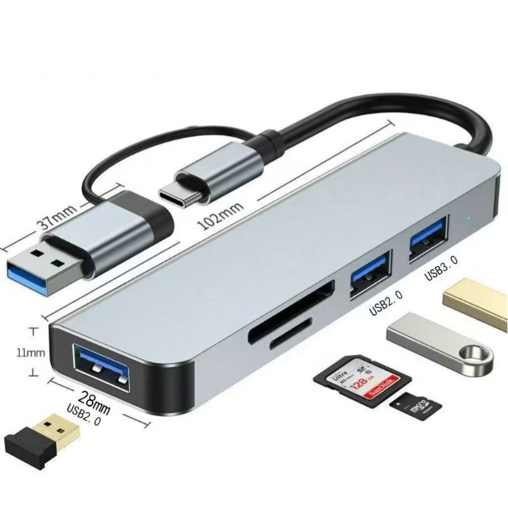 USB C Hub USB Splitter 8 in 1  - Audio Music Splitter recensione e prezzo
