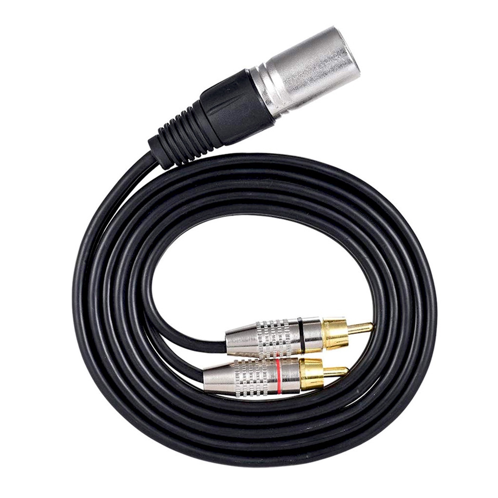 1 XLR Male to 2 RCA Male Plug  - Audio Music Splitter recensione e prezzo