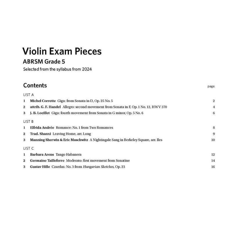 Violin Exam Pieces From 2024 A - Audio Music Grading recensione e prezzo