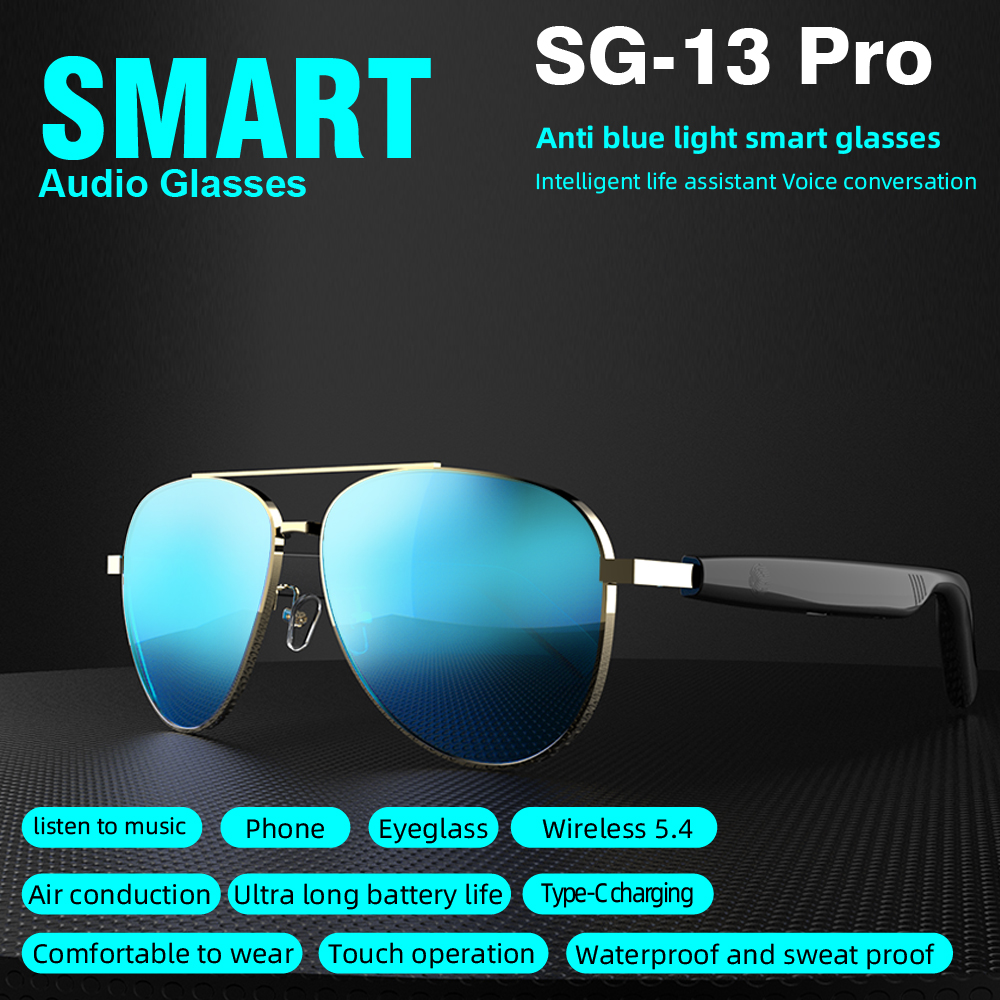 SG13 pro TWS Blue Light Glasse - Audio Music Voice recensione e prezzo