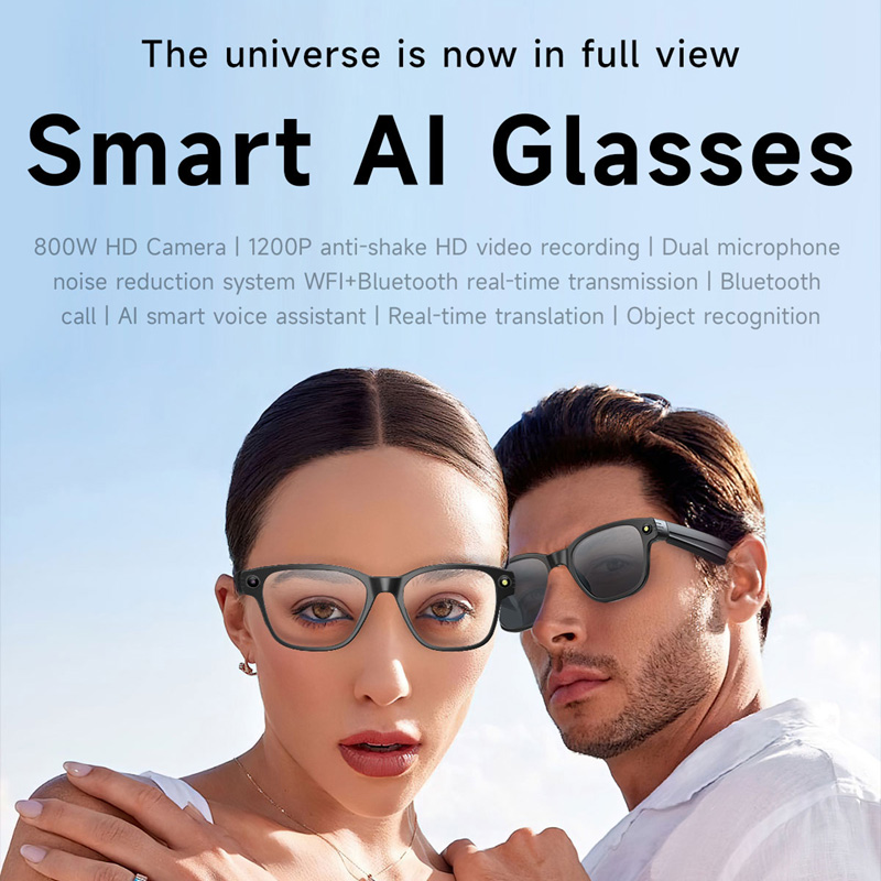 AI Smart Glasses 8 Million Cam - Audio Music Voice recensione e prezzo