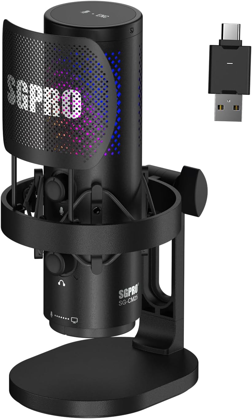 Wireless USB Microphone for St - Recording Pop Filter recensione e prezzo