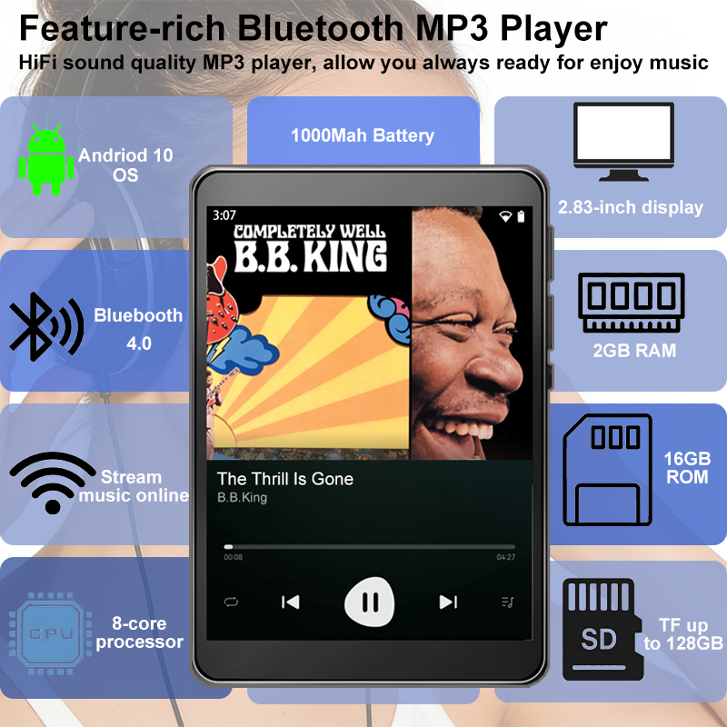 WiFi MP3 Player Andriod 10 Spo - Audio Music Store recensione e prezzo